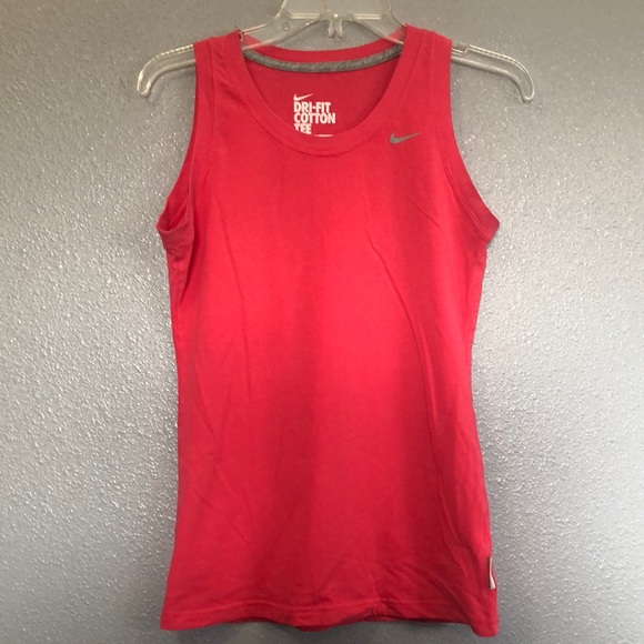 Nike | Tops | Nike Drifit Tank Top Womens Size Small S Pink Sleeveless 